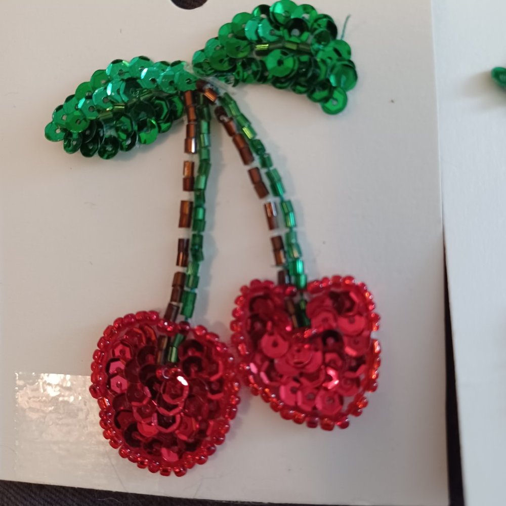 Two cherry patches